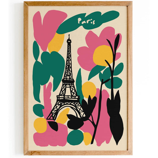 Paris Modern Art Print