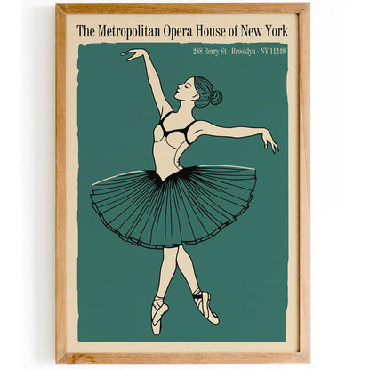 NYC Vintage Ballerina Wall Art