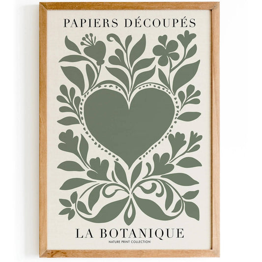 Botanical Aesthetic Wall Art – Plant Print for Home Decor