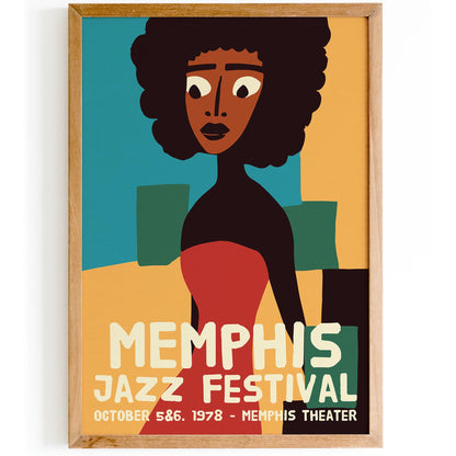 Memphis Jazz Festival Poster Print