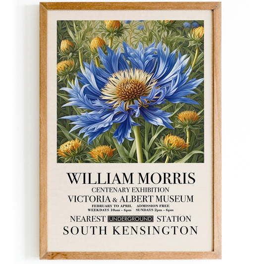 William Morris Nature Exhibition Poster