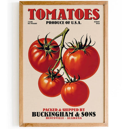 1928 Tomato Crate Art