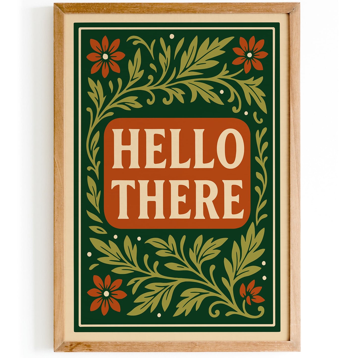 Hello There Poster – Entryway Wall Art