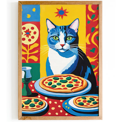 Colorful Pizza Day Cute Poster