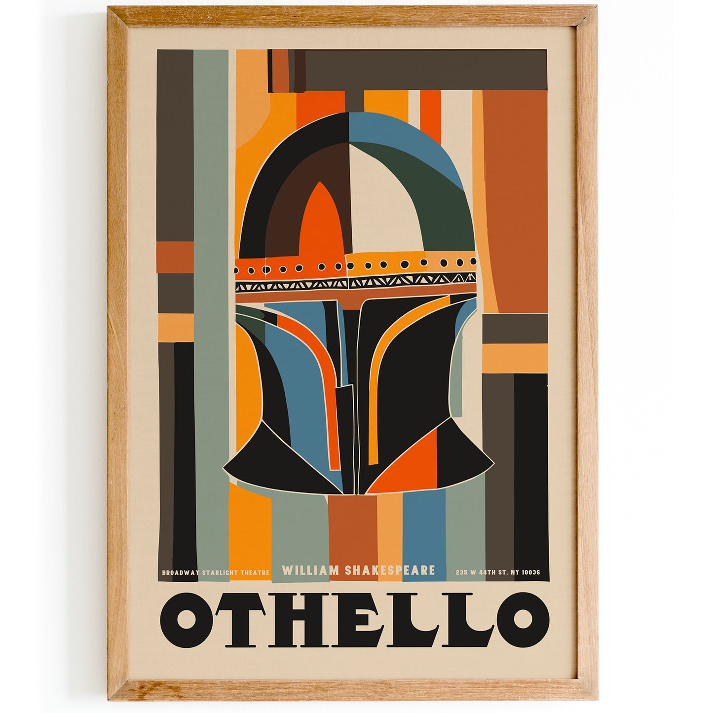 Othello - Shakespeare Theater Poster