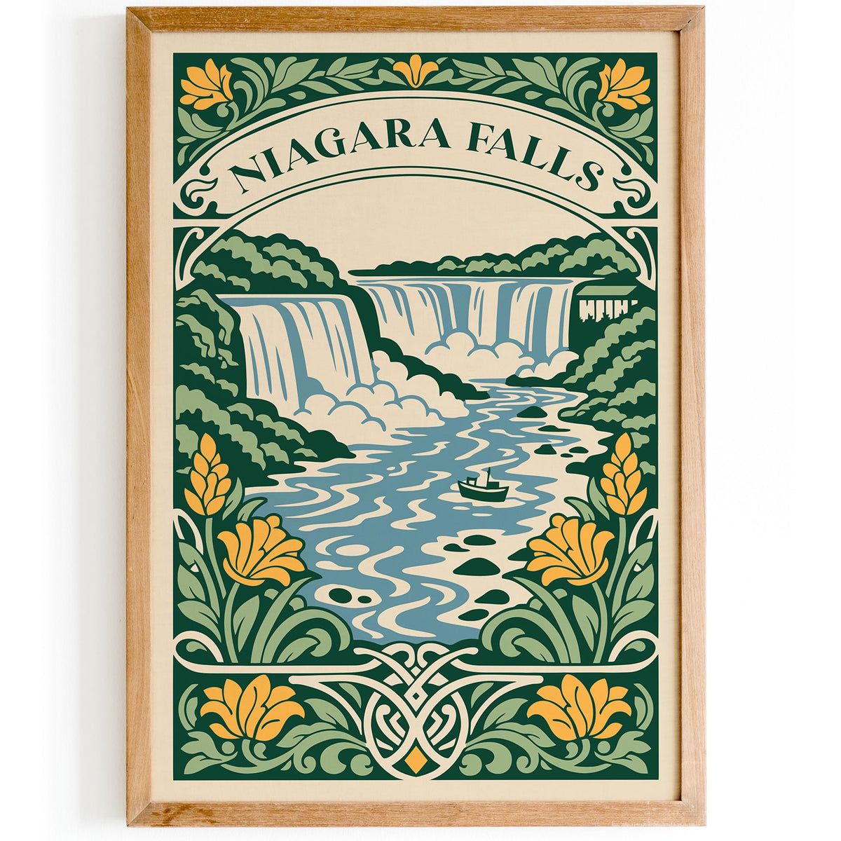 Niagara Falls Landscape Poster