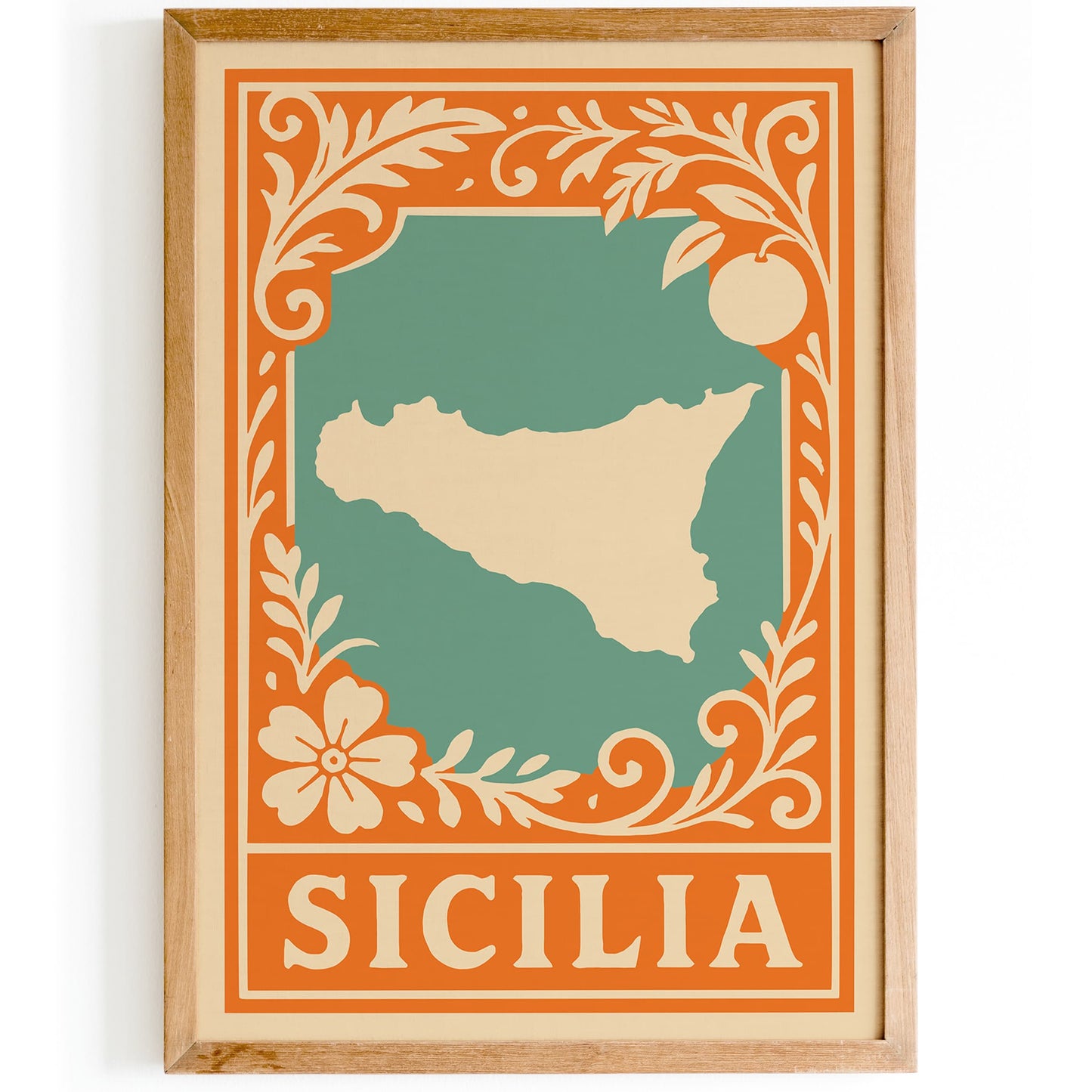 Sicilia Italy Travel Poster 2026