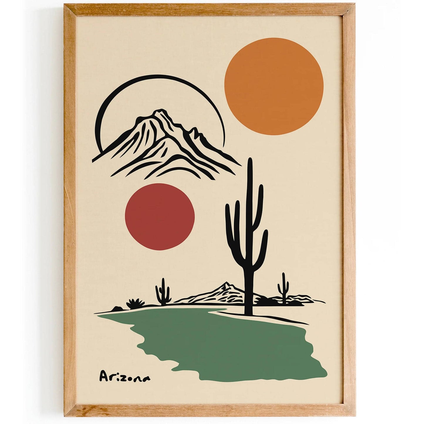 Arizona Minimalist Travel Poster