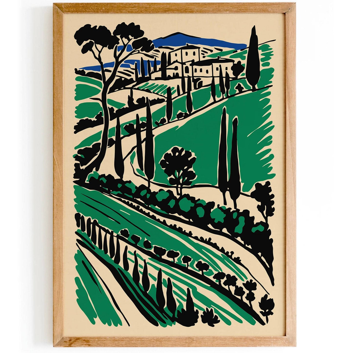Tuscany Italy Landscape Poster