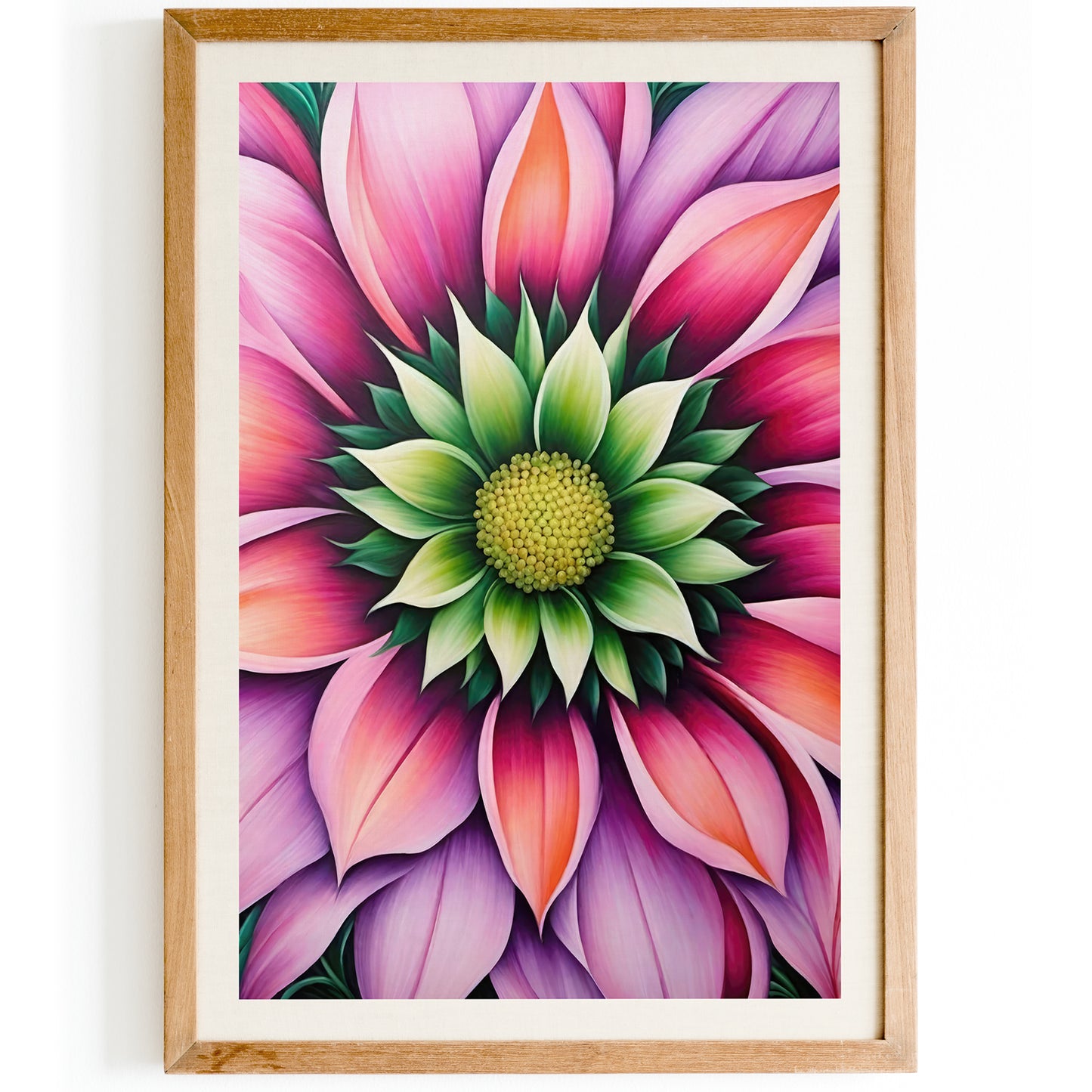 Big Pink Flowers Poster Print 2024