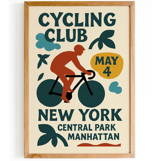 Cycling Club NYC Poster