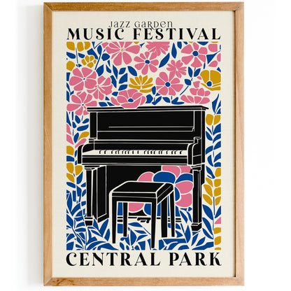 Central Park Music Festival Wall Art