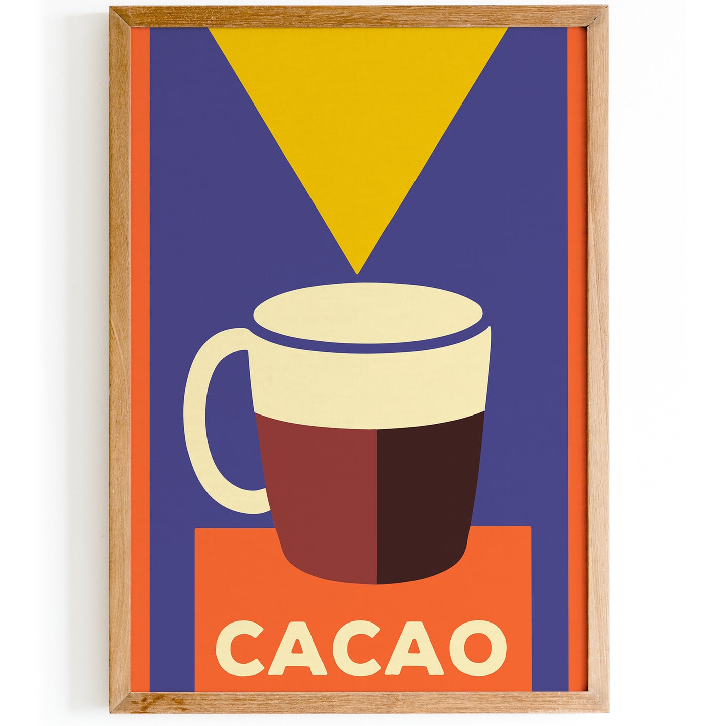 Vintage Cacao Minimal Advertising Poster