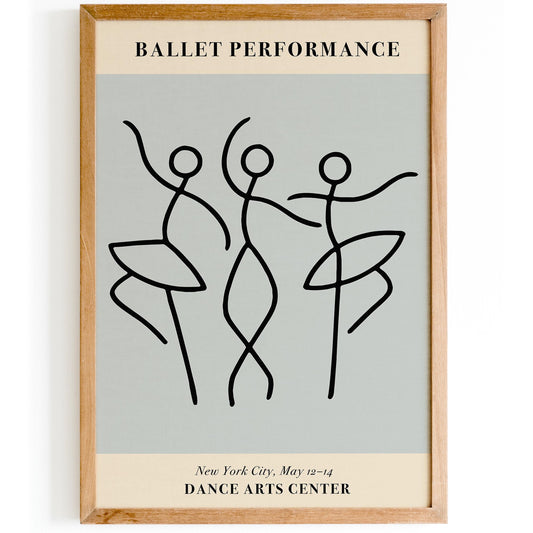 Ballet Performance NYC Poster