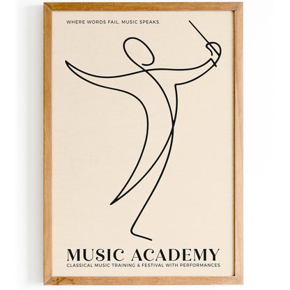 Music Academy Poster - Gift for Musician