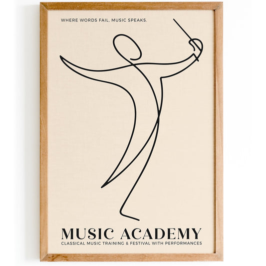 Music Academy Poster - Gift for Musician