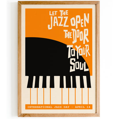 Jazz Quote Piano Poster