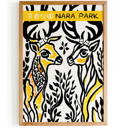 Nara Park - Japanese Deer Park Poster