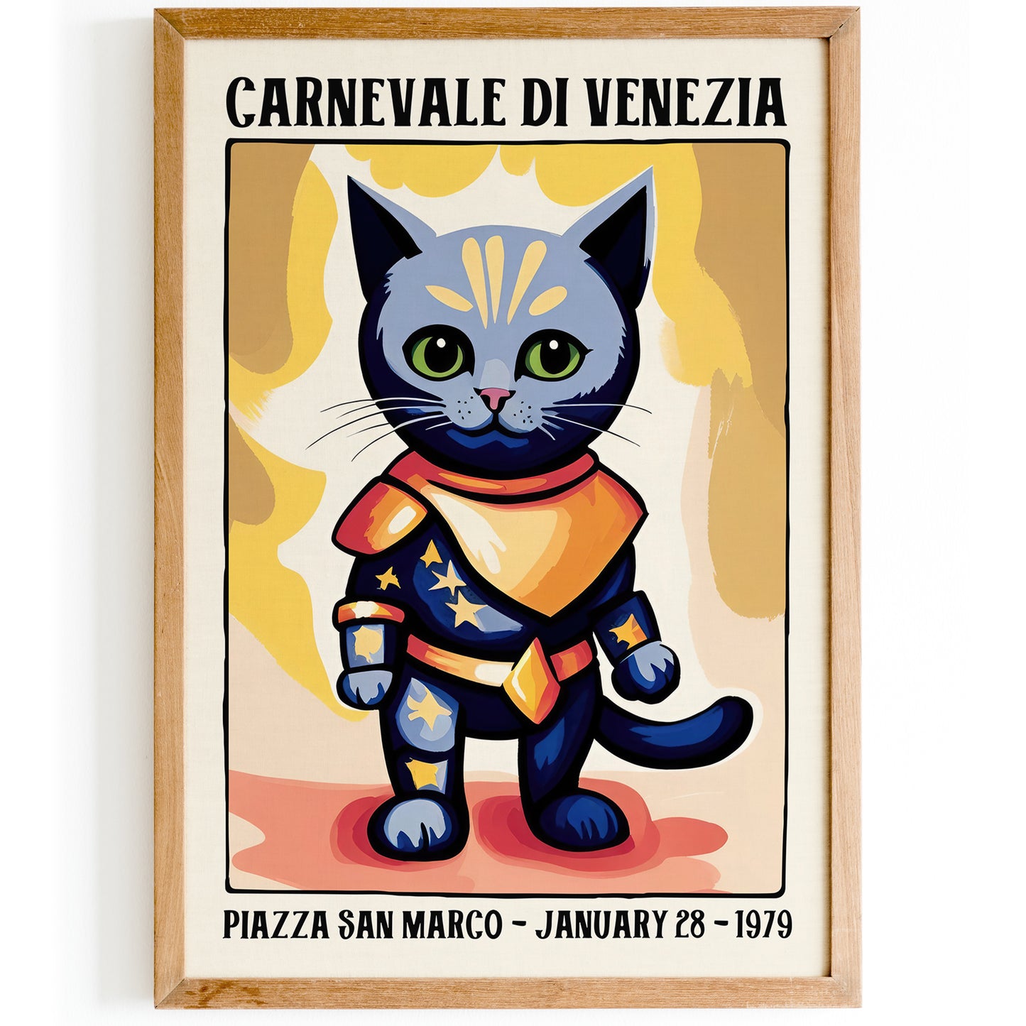 Carnevale De Venezia Vintage Poster