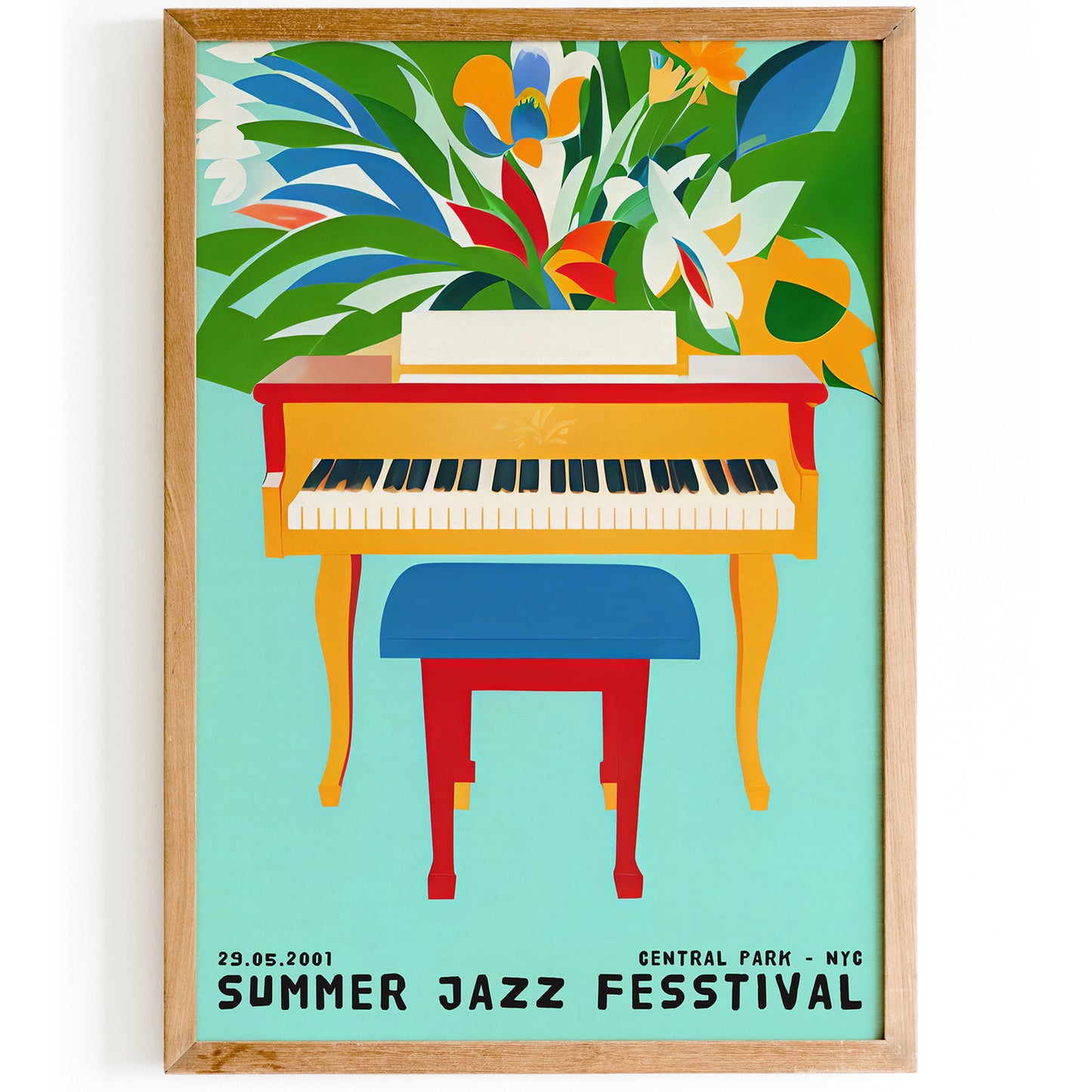 Summer Jazz Festival 2001 NYC Poster