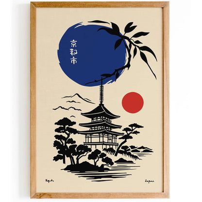Kyoto Japan Travel Poster