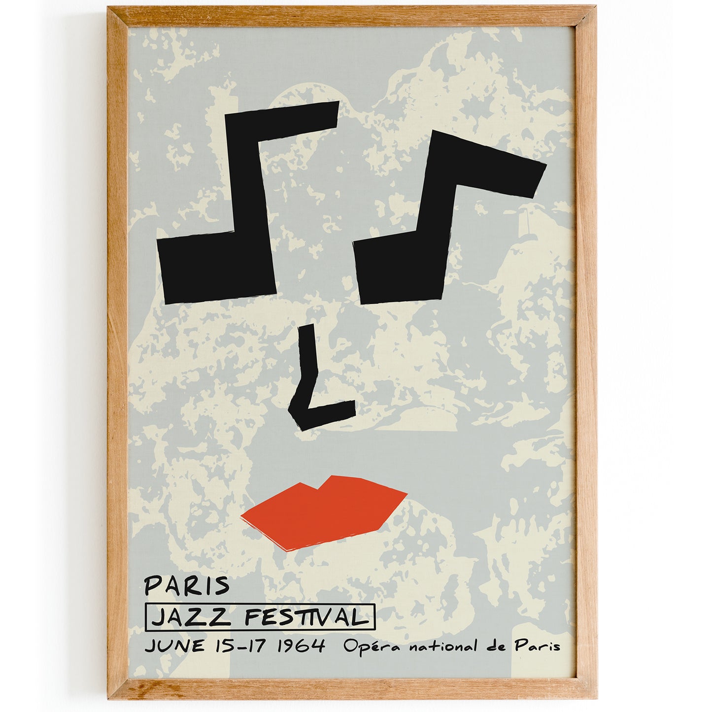 Paris Jazz Festival Retro Print