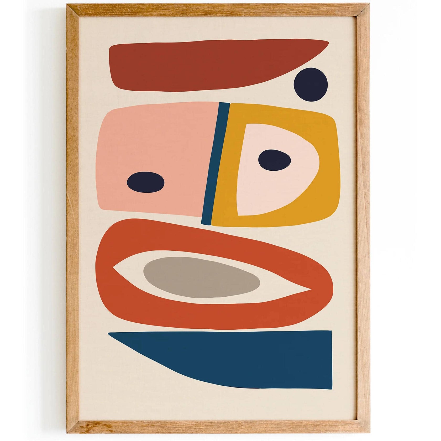 Retro Abstract Composition Print – HypeSheriff