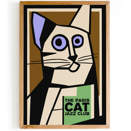 The Paris Cat Jazz Club Poster