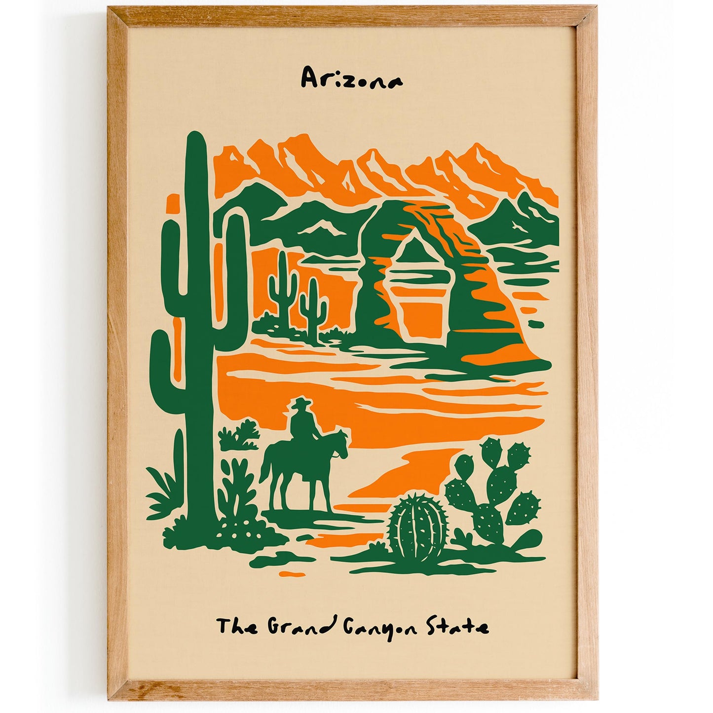 Arizona Poster – Grand Canyon State Wall Art