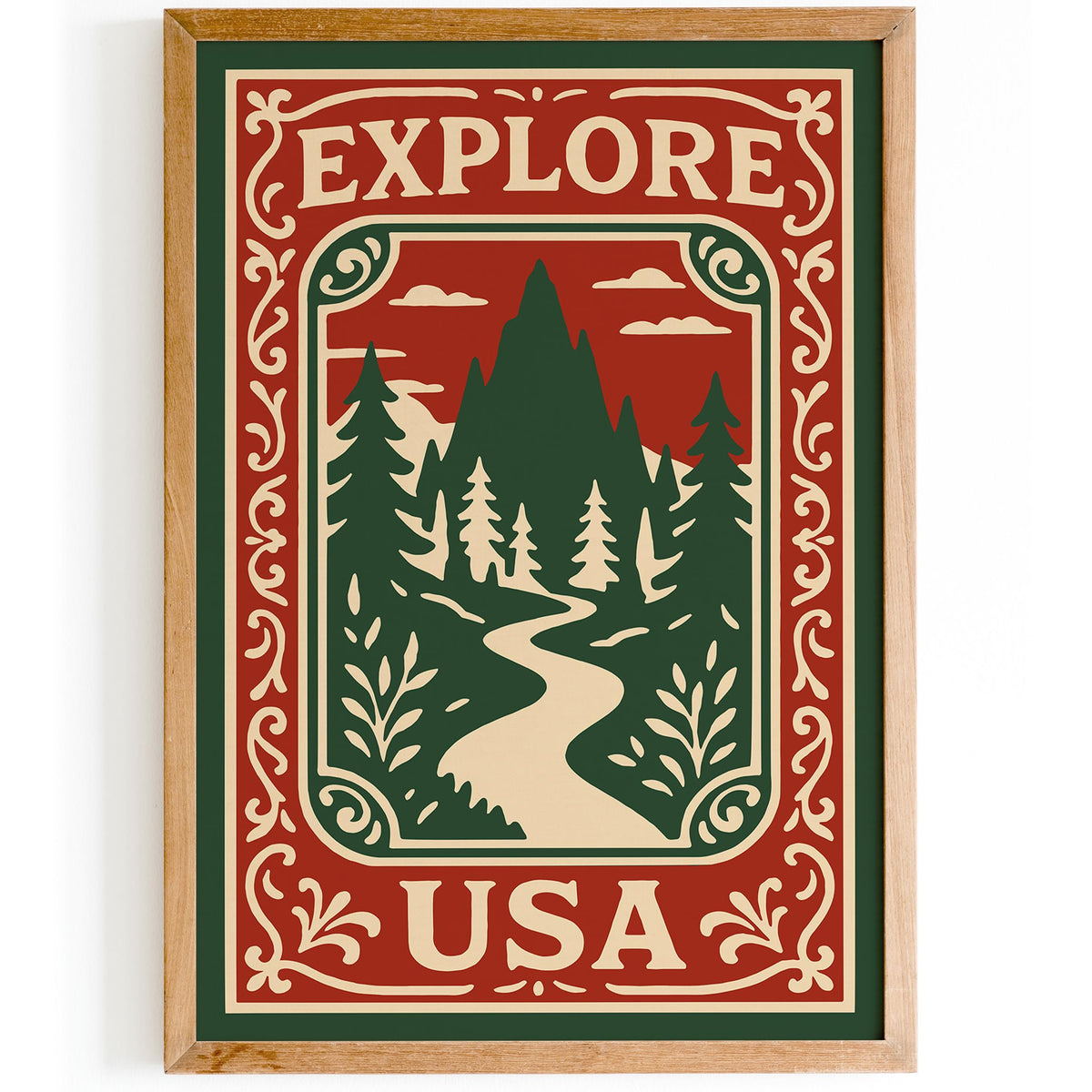 Explore USA Travel Poster