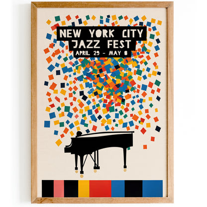 NYC Jazz Fest Retro Prints