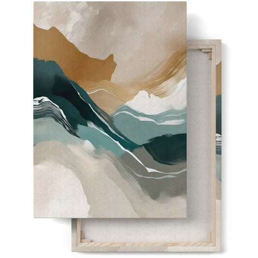Liquid Horizon: Modern Canvas Print