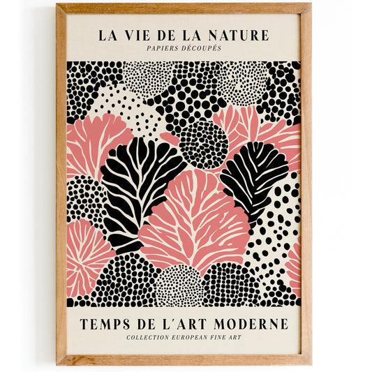 La Vie de la Nature Papiers Decoupes Poster