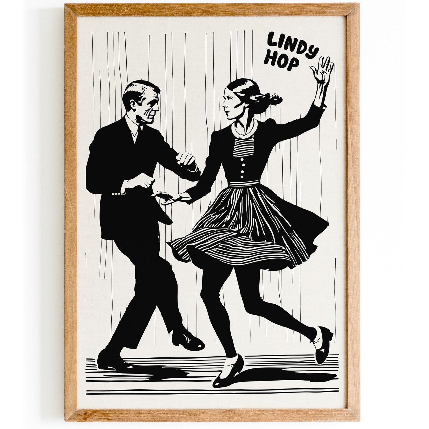 Lindy Hop Dance Poster