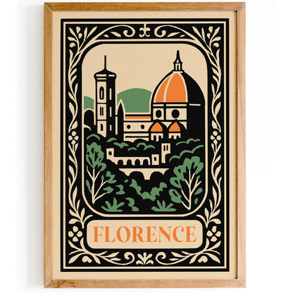 Florence Italy Cityscape Poster