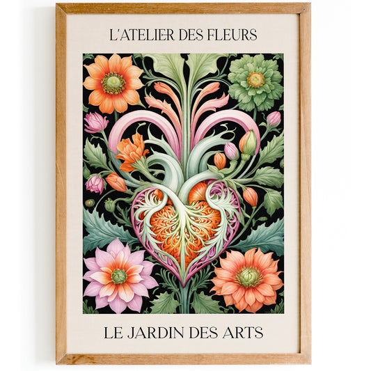 Le Jardin Poster Morris Vintage Art for Home Decor