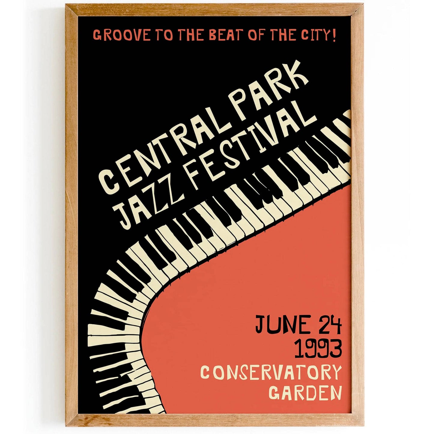 Central Park Jazz Festival 1993 Poster