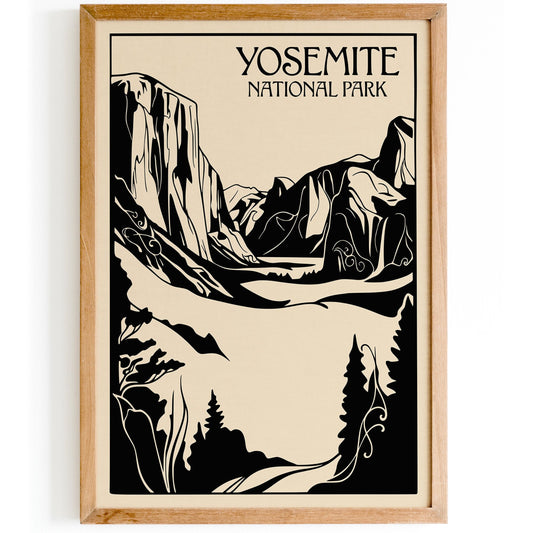 Yosemite National Park Poster