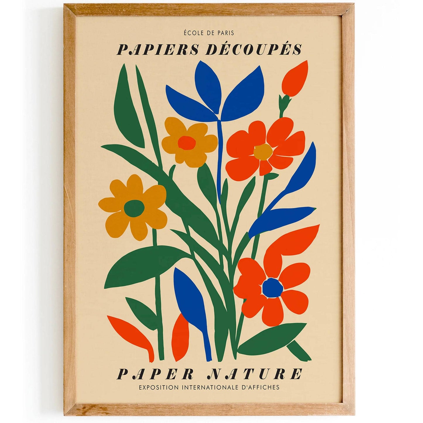 Paper Nature Papiers Decoupes Poster