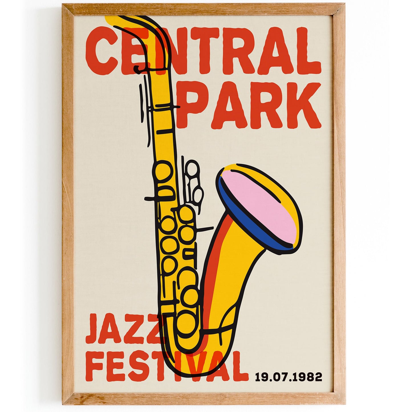 Central Park Jazz Poster Print