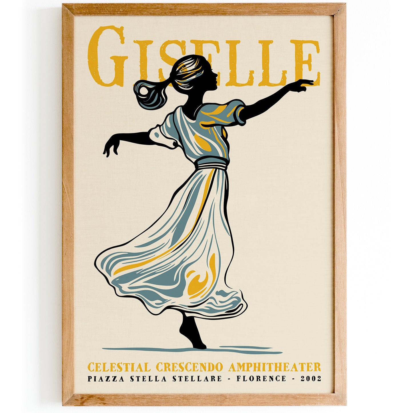 Giselle 2002 Ballerina Retro Prints