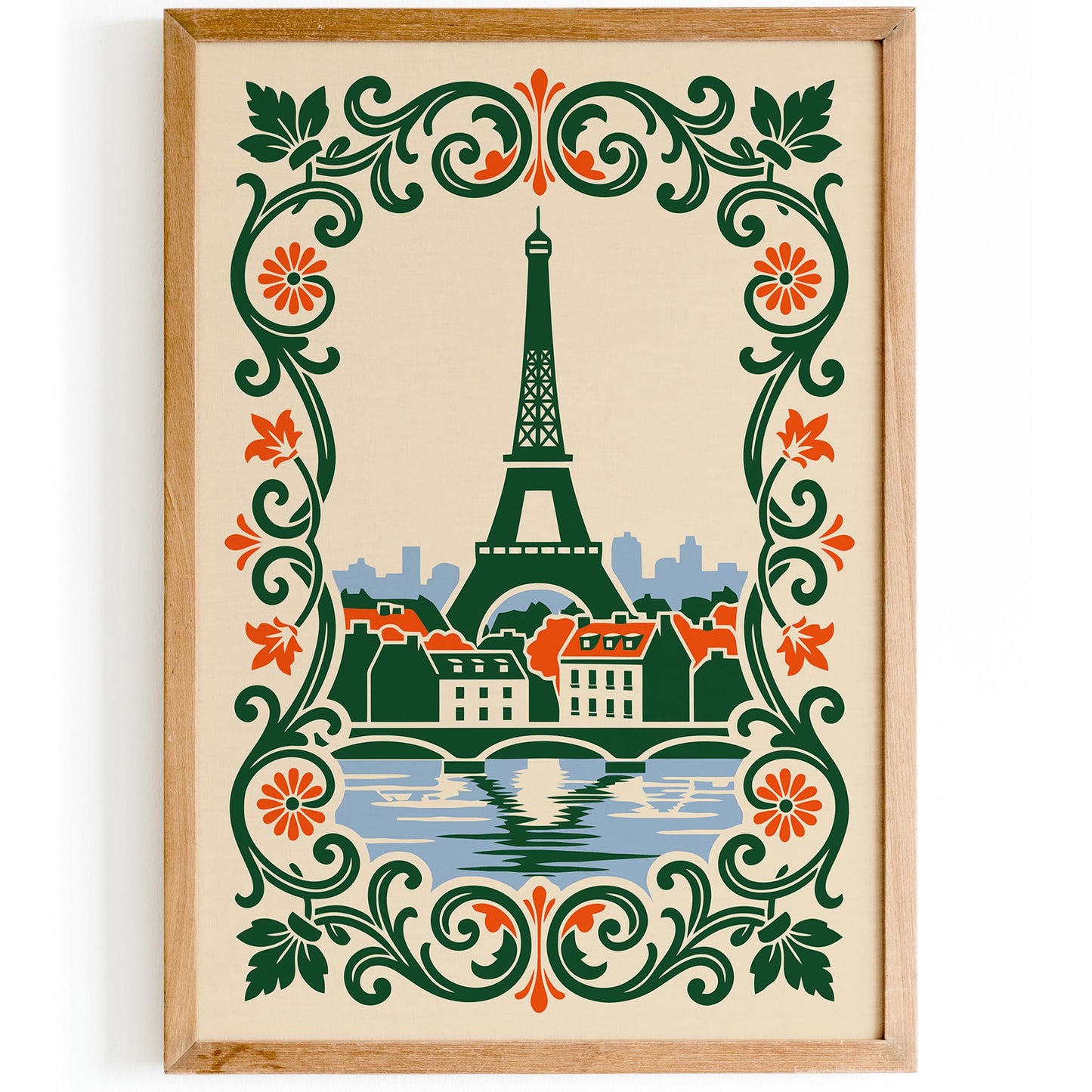 Paris France Poster – Cityscape Wall Art