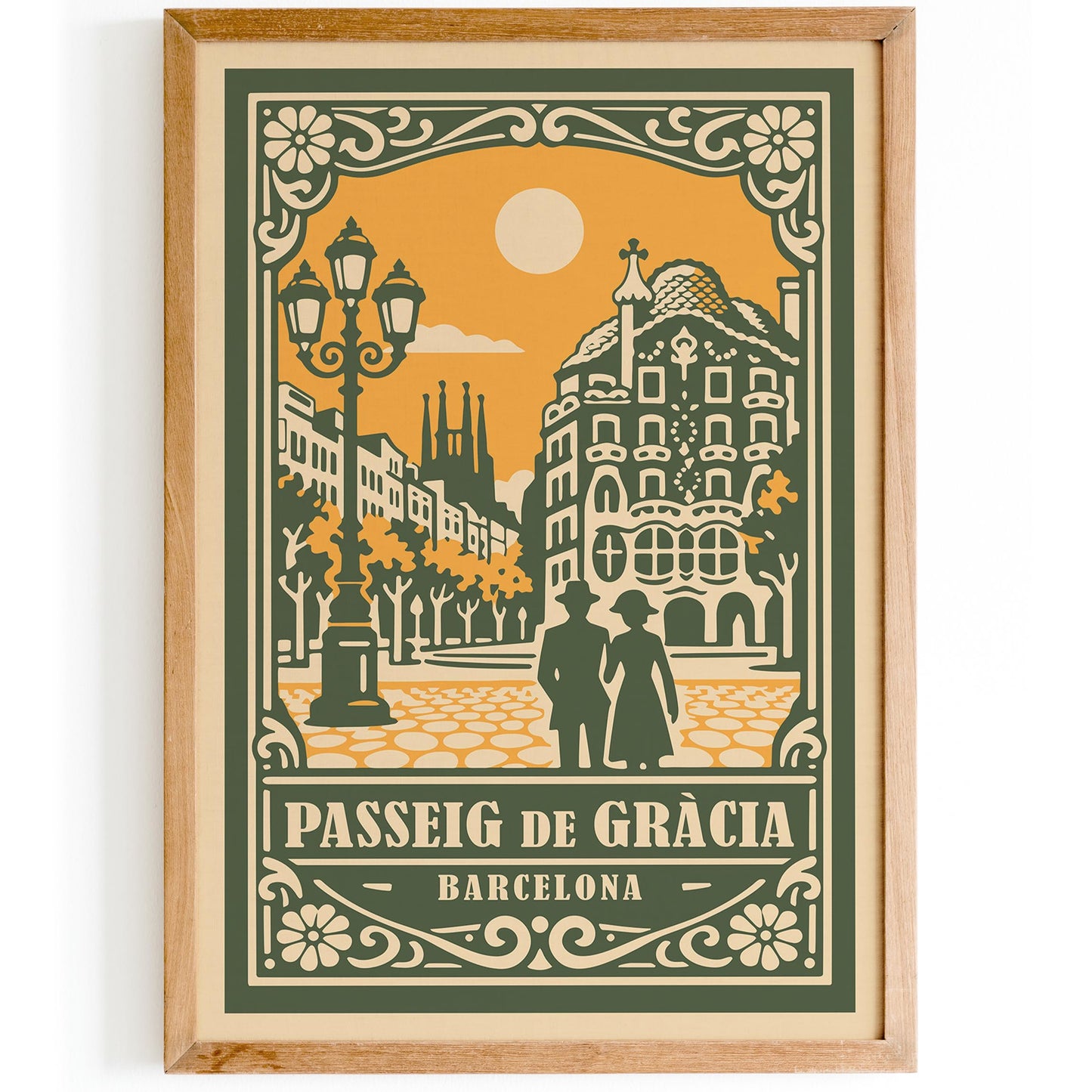 Passeig de Gràcia Barcelona Poster 2026