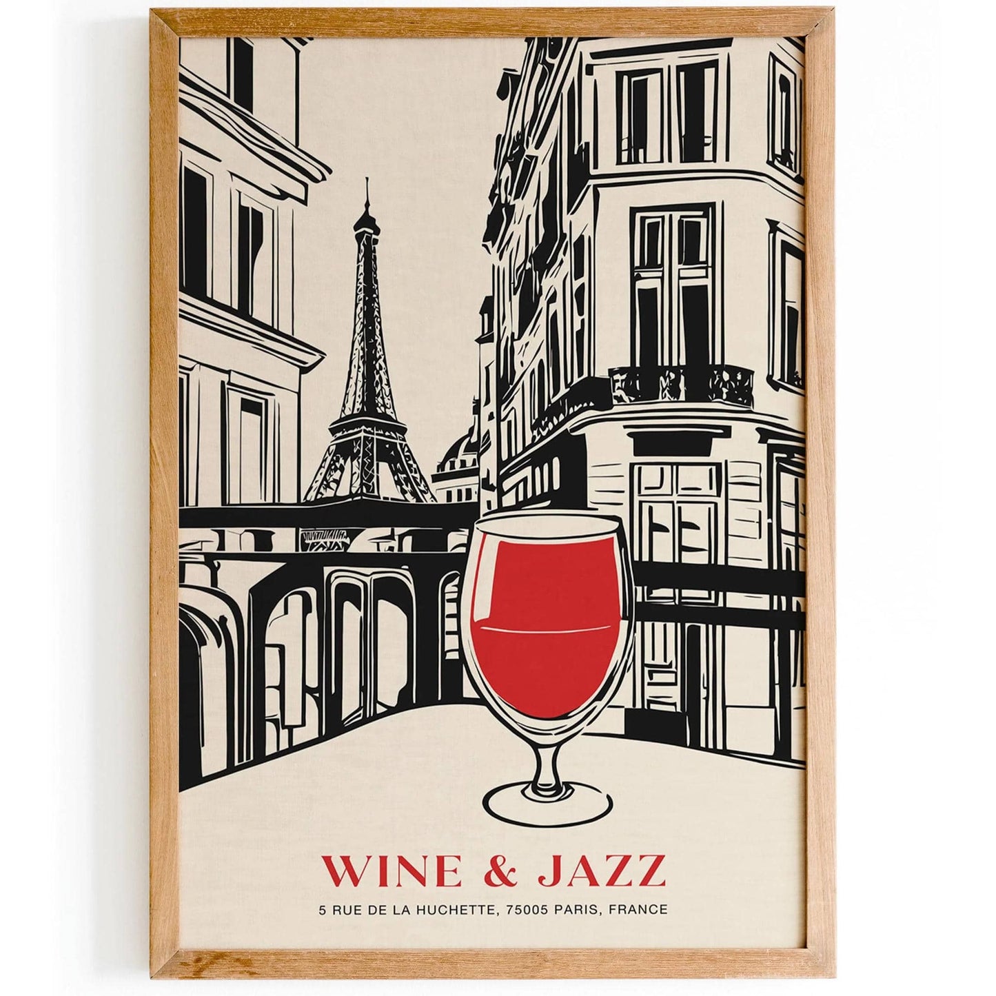 Wine & Jazz Festival in Paris Wall Art