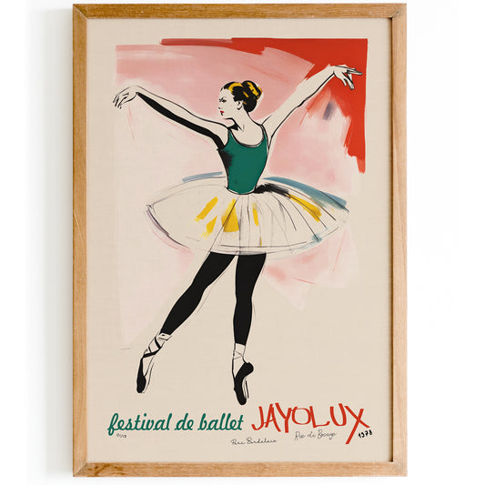 Jayolux Ballet Vintage Poster