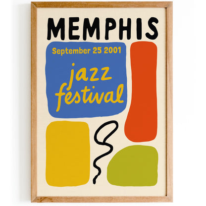 Memphis Jazz Festival Poster