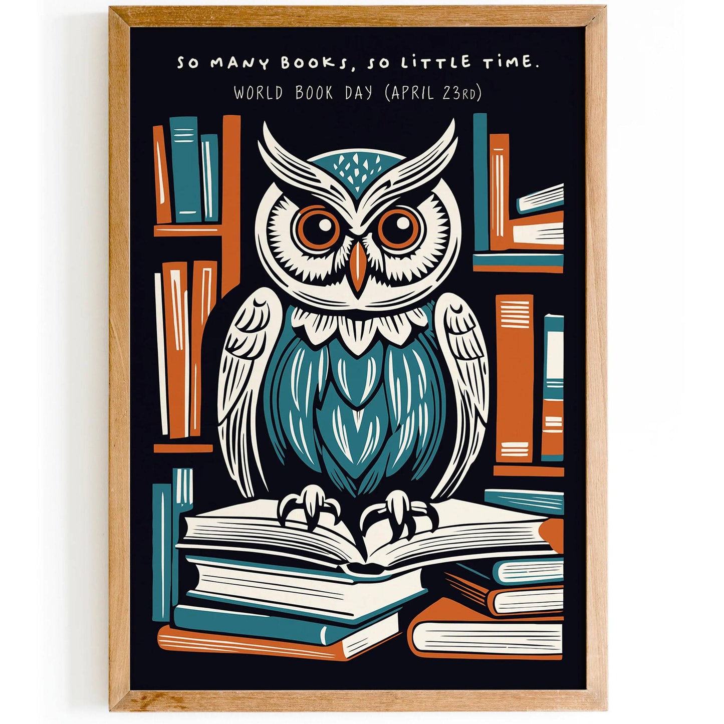 Library Wall Decor Print