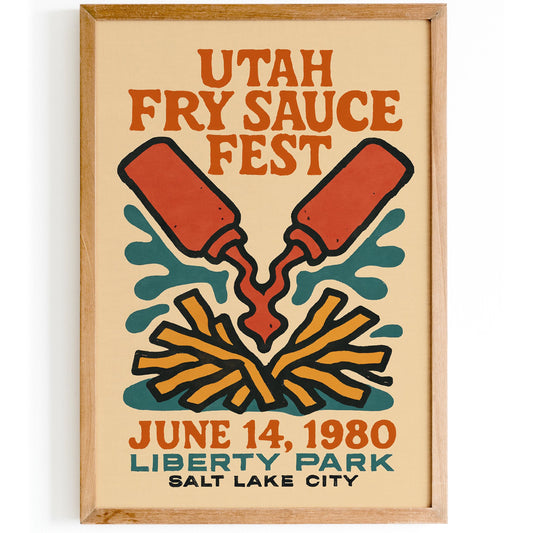 Utah Fry Sauce Fest Poster