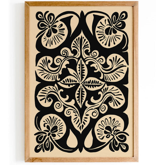 Rustic Nature Floral Art Print