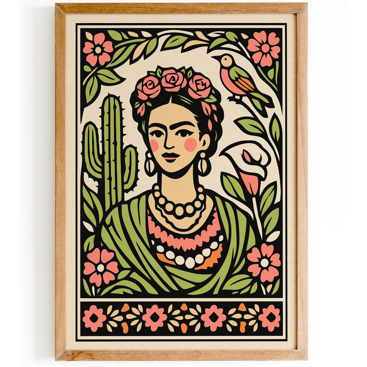Mexican Woman Portrait Poster